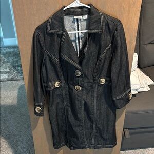 Cato Black Jean Jacket Classic Style